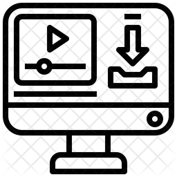 비디오 다운로드  아이콘