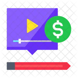 Video Earning  Icon