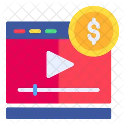 Video Earning  Icon