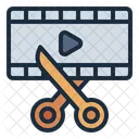 Video Editing Cut Editing Icon