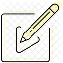 Video Editing Color Shadow Thinline Icon アイコン