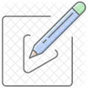 Video Editing Lineal Color Icon アイコン