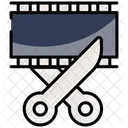 Video Editing Scissors Icon