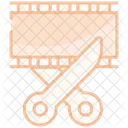 Video Editing Scissors Icon