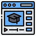 Educacao Aprendizagem On Line Ícone