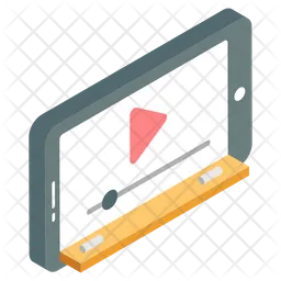 Vídeo educacional para celular  Ícone