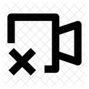 Video Eliminar Camara Icono