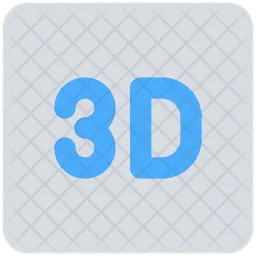 Vídeo 3D  Icono