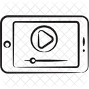 Streaming Video Video Multimedia Icône