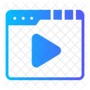 Vídeo en línea  Icono