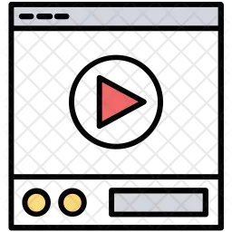Vídeo en línea  Icono