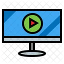 Reproductor De Video Pantalla Reproductor Icon