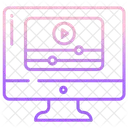 Vídeo en línea  Icono