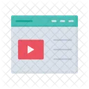 Video En Linea Marketing De Video Video De Youtube Icono