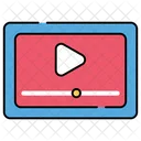 Video En Linea Video Por Internet Streaming En Linea Icono