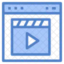 Vídeo en línea  Icono