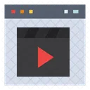 Video En Linea Reproducir Video Navegador Icono