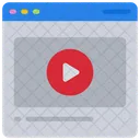 Vídeo en línea  Icono
