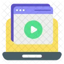 Vídeo en línea  Icono