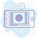 Vídeo en línea  Icono