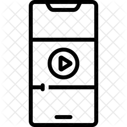 Vídeo en el teléfono móvil  Icono