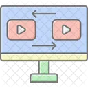 Video Encoding Lineal Color Icon Icon