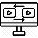 Video Encoding Line Icon Icon