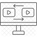 Video Encoding Thinline Icon Icon