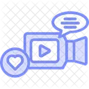 Video Engagement Video Engagement Icon