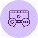 Video Engagement Media Icon