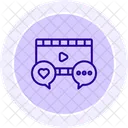 Video Engagement Media Icon