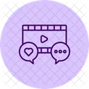 Video Engagement Media Icon