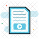 Video Document Video File Mp 4 File Icon