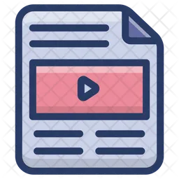 Video File  Icon