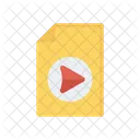 Video File Document Icon