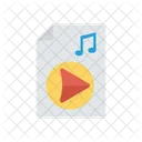 Video File Music Icon