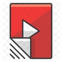 Video File Document Icon