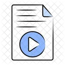 Video File Document Extension Icon