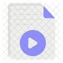 Video File File Document Icon