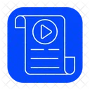 Video File  Icon