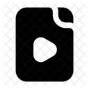 Video Files And Folders Play Button Icon