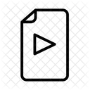 Files And Folders Ui Play Button Icon