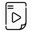 Video File Play Multimedia Icon