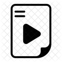 Video File Play Multimedia Icon