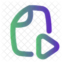 Video File Video Playable Icon