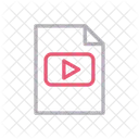 Video File Document Icon
