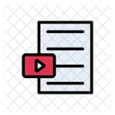 Video File Document Icon
