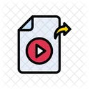 Video File Sharing Icon