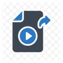 Video File Sharing Icon