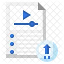 Video File Upload  Icon
